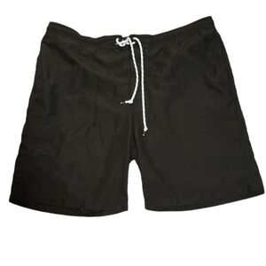 Goodfellow & Co Men's Black Drawstring Swim Trunks